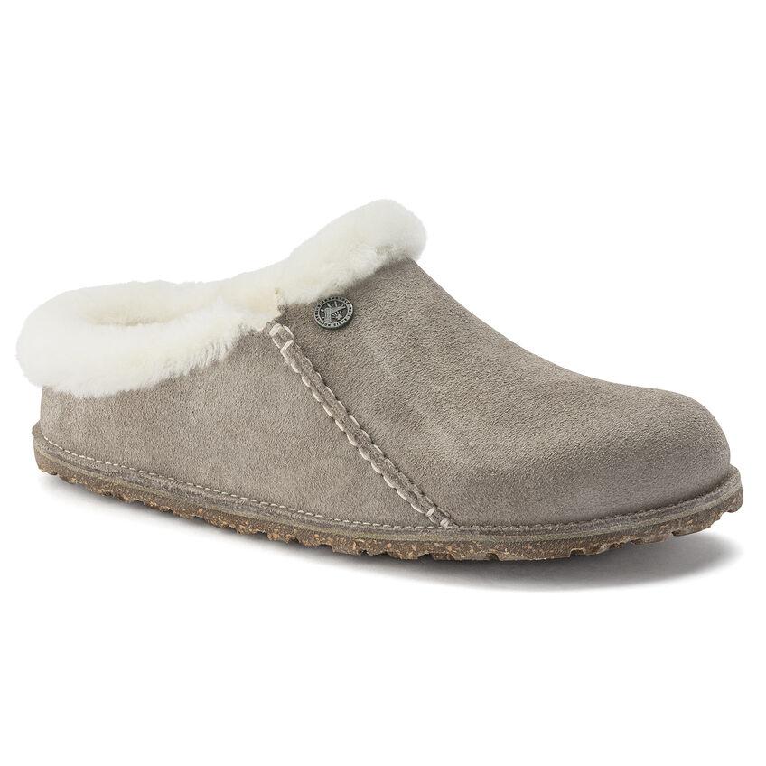 Birkenstock Zermatt Premium Suede Leather Stone Coin